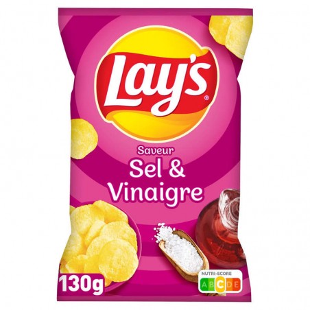 LAY'S Chips Sel & Vinaigre 130g