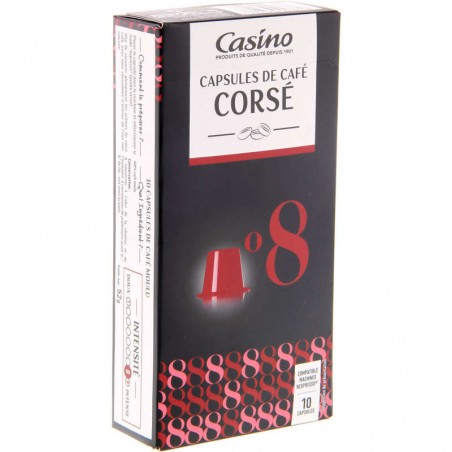 CASINO Capsules de café - Corsé 52g