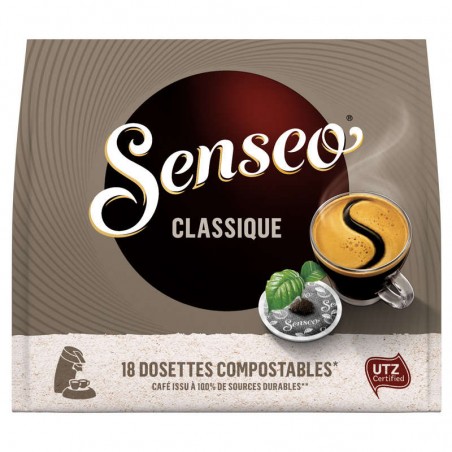 MAISON DU CAFE Senseo - Café - Dosettes - Classique x18