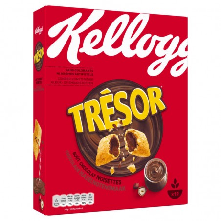 KELLOGG'S Céréales Trésor Chocolat Noisettes 375g