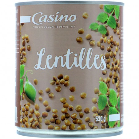 CASINO Lentilles 530g