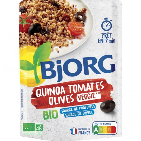 BJORG Quinoa tomates olives Bio 250g