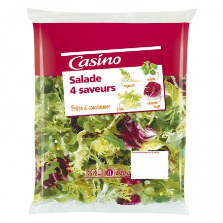 CASINO Salades aux 4 saveurs 200g Casino 200g