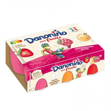 DANONE Danonino aux fruits Panaché 6x50g