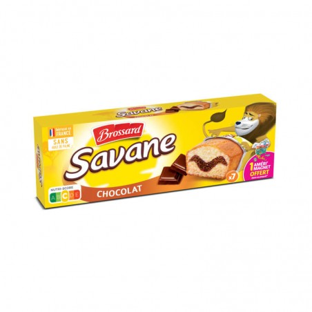 BROSSARD Savane Pocket au chocolat 7x30g