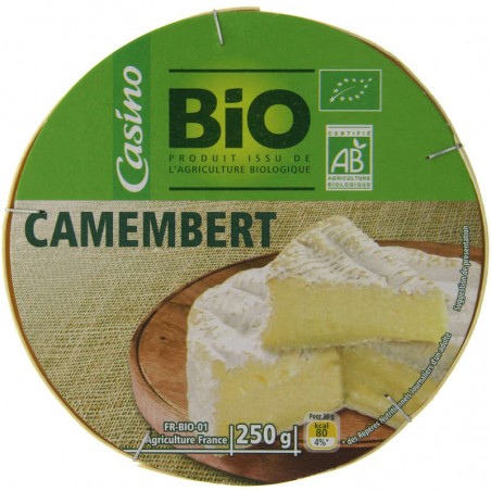 CASINO BIO Camembert Bio 21%MG 250g
