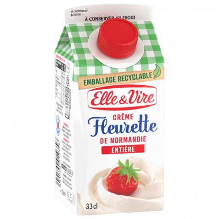 ELLE&VIRE Crème fleurette 30%MG 33cl