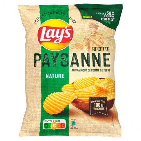 LAY'S Chips paysannes natures - 155g