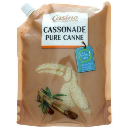CASINO Cassonade pure canne Doypack - 750g