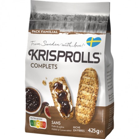 KRISPROLLS Pains Suédois au blé complet - 425g